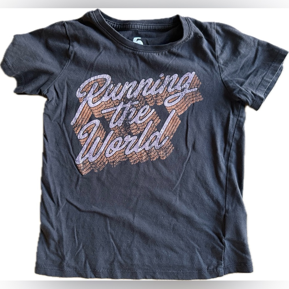 Cotton On Kids “Running the World” Vintage Tee